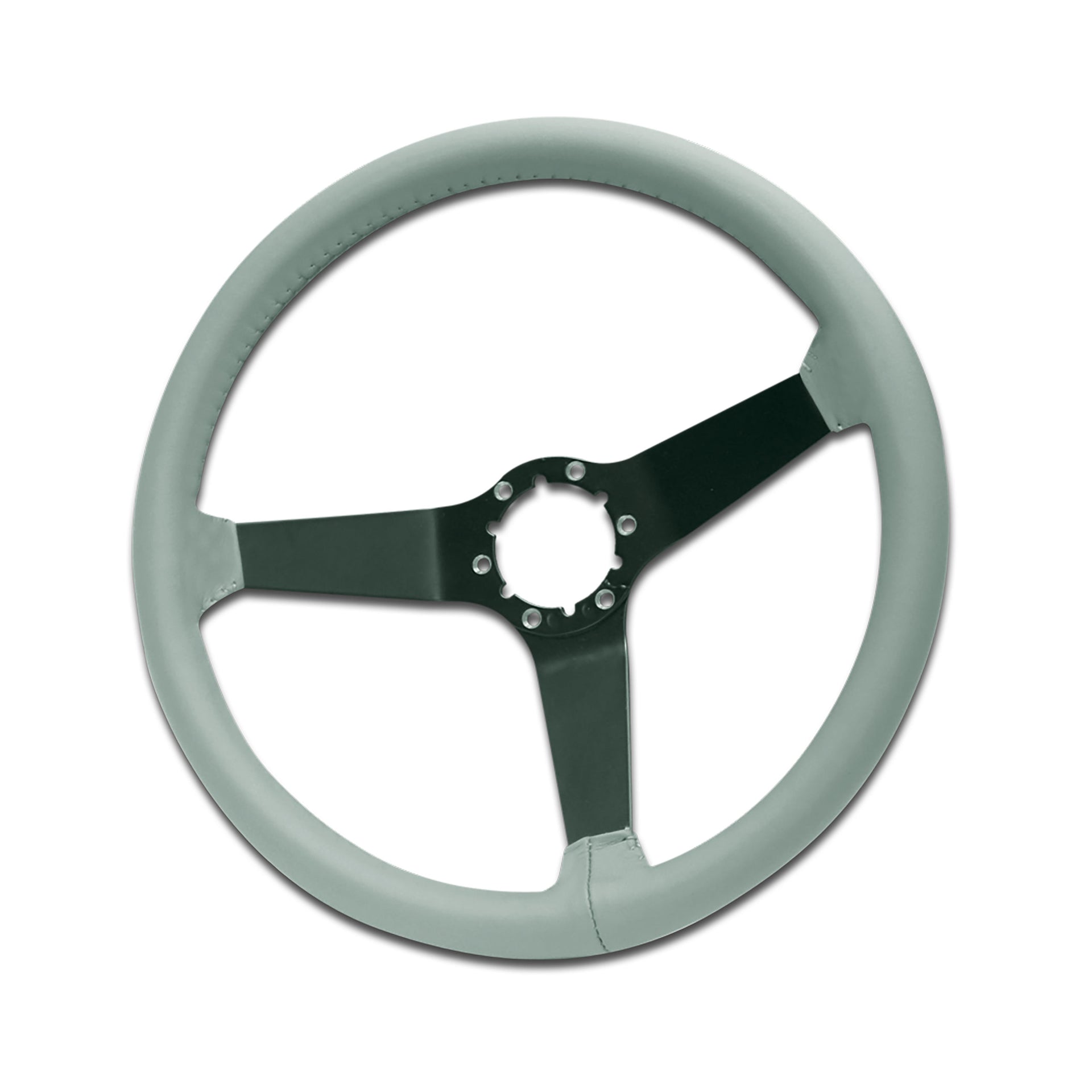 1982-1982 Corvette Reproduction Steering Wheel - Silvergreen Leather W/Black Spokes - CA-X23959-Corvette-Store-Online