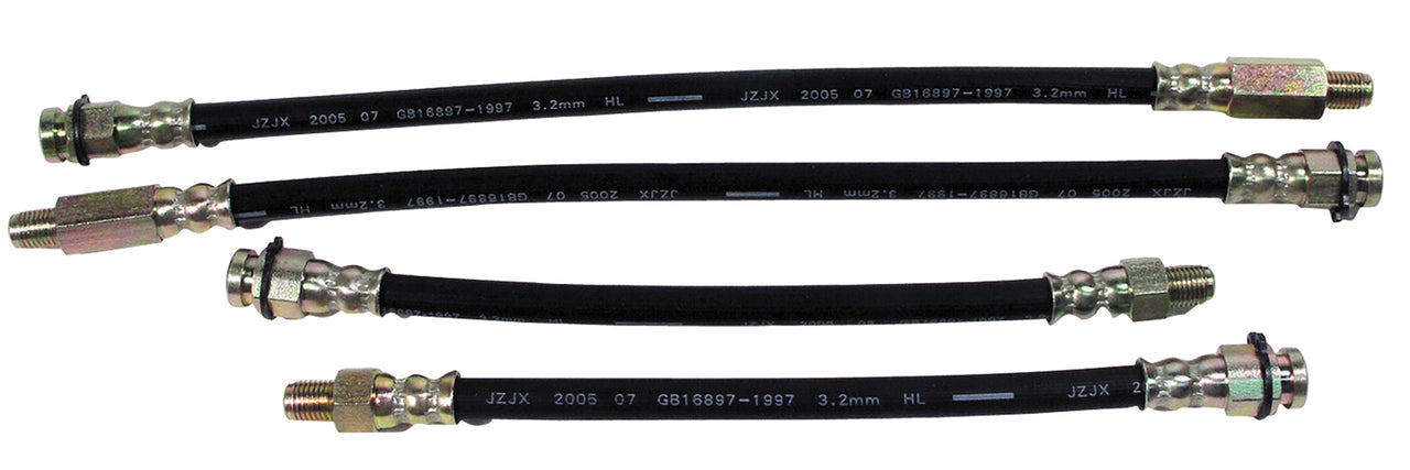 1963-1982 Corvette Brake Lines Rubber 4 Piece Set (Import) - CA-X2570-Corvette-Store-Online