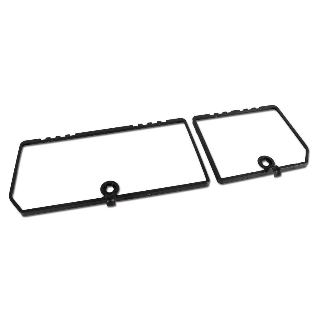 1979-1982 Corvette Rear Compartment Unit Door Frames Unpainted 2 Piece Set - CA
