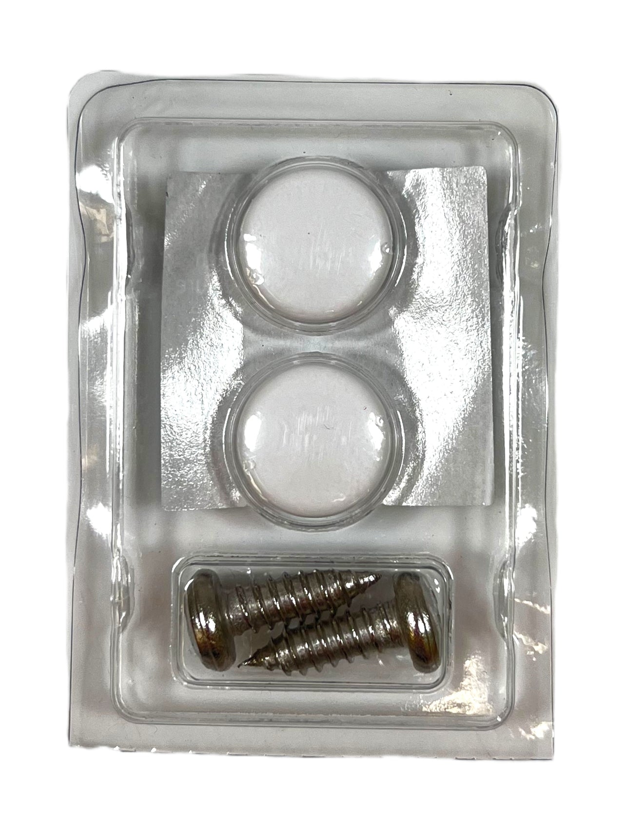 License Plate/Frame Generic Bolt Kit White (2 Piece)
