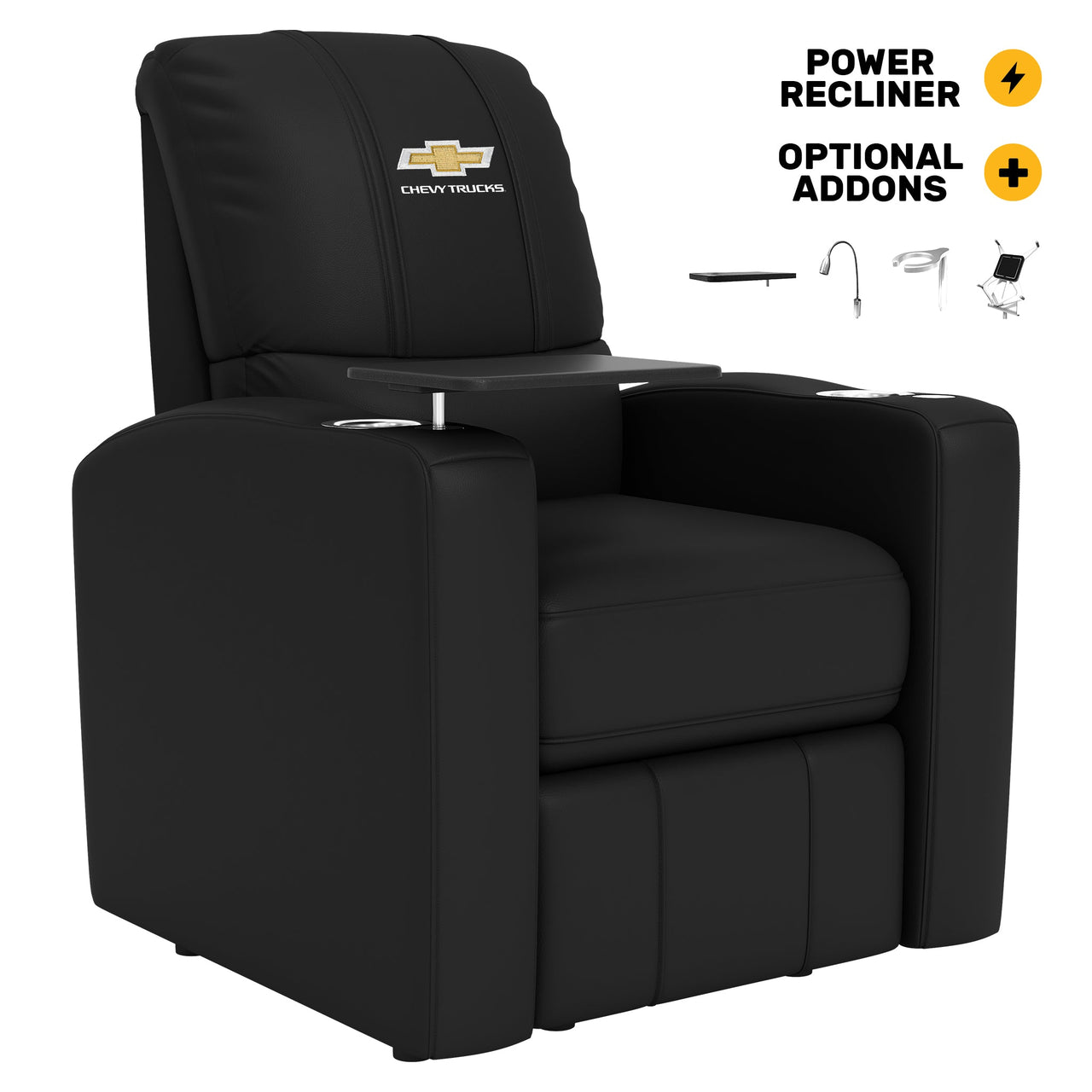 Stealth Power Plus Recliner with Chevy Trucks Logo