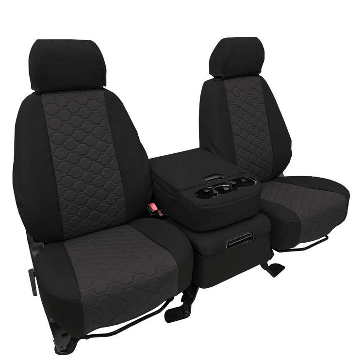 Custom Fit Classic Car & Truck Seat Covers for Mustang, C10, Bronco, Firebird & CJ7 – Faux Leather Honeycomb Quilted | Made in USA
