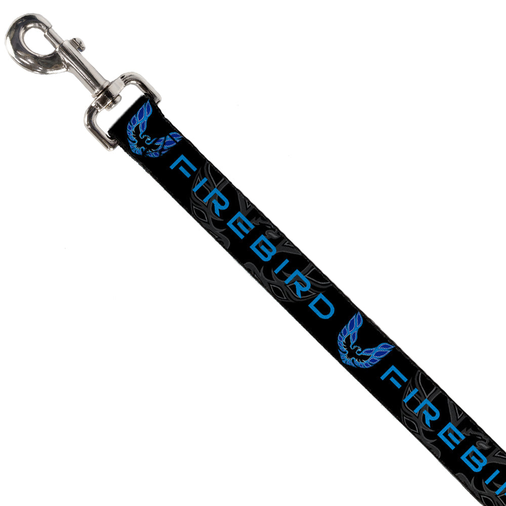 Pontiac Firebird Logo Black & Blue Dog Leash
