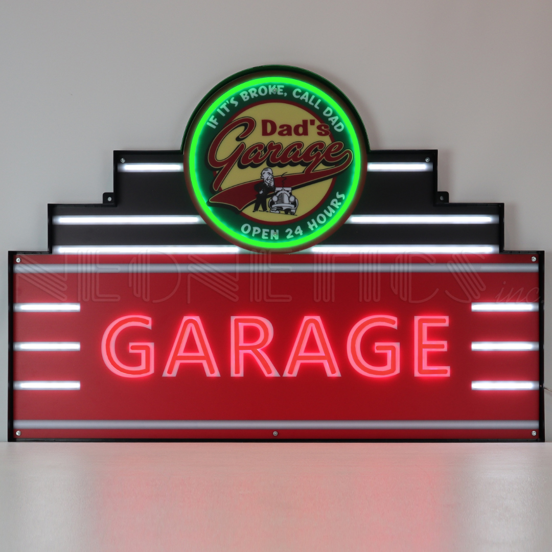 art-deco-marquee-dads-garage-led-flex-neon-sign-in-steel-can-29addad-classic-auto-store-online