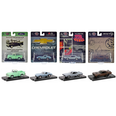 "Auto-Drivers" Set of 4 pieces in Blister Packs Release 107 Limited Edition 1/64 Diecast Model Cars