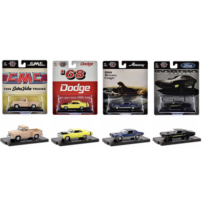"Auto-Drivers" Set of 4 pieces in Blister Packs Release 109 Limited Edition 1/64 Diecast Model Cars