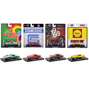 "Auto-Drivers" Set of 4 pieces in Blister Packs Release 110 Limited Edition 1/64 Diecast Model Cars