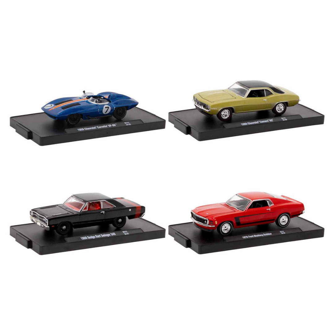 "Auto-Drivers" Set of 4 pieces in Blister Packs Release 111 Limited Edition 1/64 Diecast Model Cars