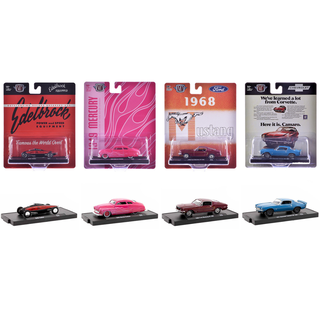 "Auto-Drivers" Set of 4 pieces in Blister Packs Release 115 Limited Edition 1/64 Diecast Model Cars