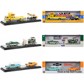Auto Haulers Set of 3 Trucks Release 72 Limited Edition 1/64 Diecast Models