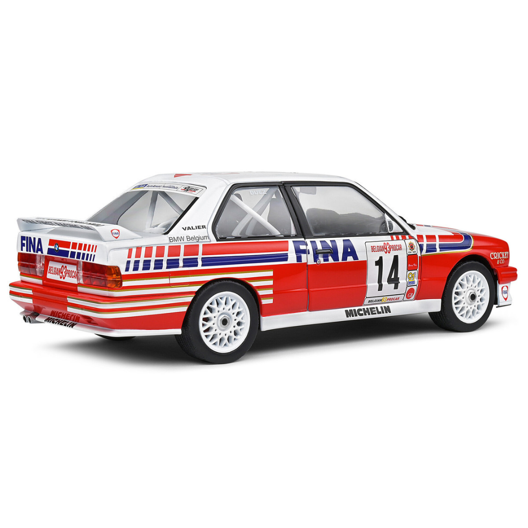 BMW E30 M3 #14 Marc Duez "Belgian Procar Championship" (1993) "Competition" Series 1/18 Diecast Model Car