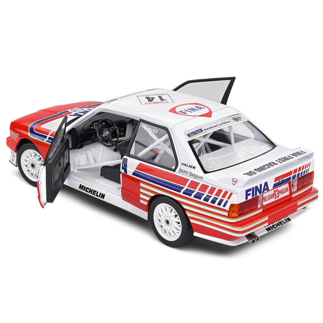 BMW E30 M3 #14 Marc Duez "Belgian Procar Championship" (1993) "Competition" Series 1/18 Diecast Model Car