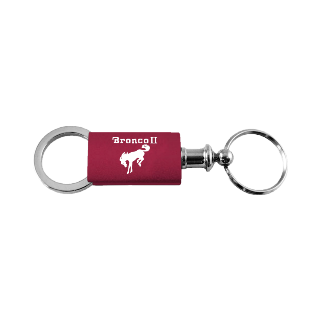 bronco-ii-anodized-aluminum-valet-key-fob-burgundy-45541-classic-auto-store-online