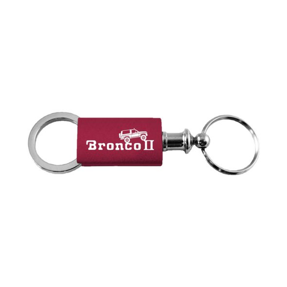bronco-ii-climbing-aluminum-valet-key-fob-burgundy-45583-classic-auto-store-online