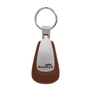 bronco-ii-climbing-leather-teardrop-key-fob-brown-45579-classic-auto-store-online