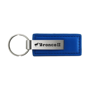 bronco-ii-leather-key-fob-blue-45521-classic-auto-store-online