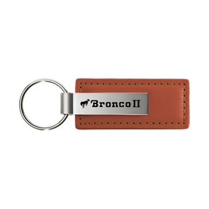 Bronco II Leather Key Fob in Brown