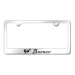 Bronco Stainless Steel Frame - Laser Etched Mirrored