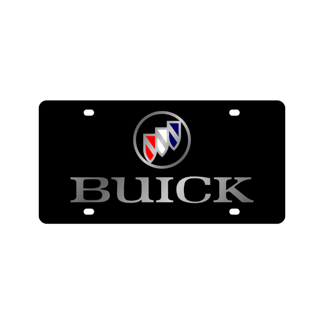 Buick Carbon Steel License Plate