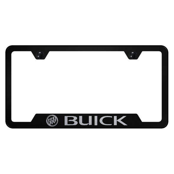 Buick Cut-Out Frame - Laser Etched Black