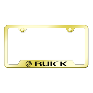 Buick Cut-Out Frame - Laser Etched Gold
