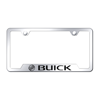 Buick Cut-Out Frame - Laser Etched Mirrored