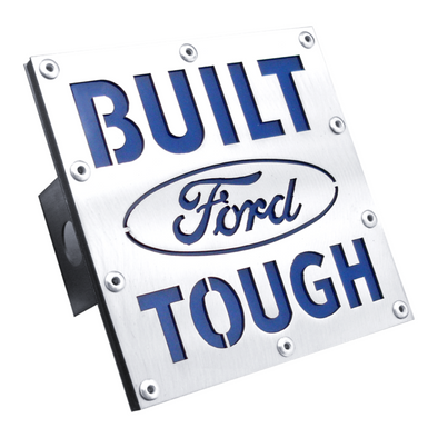 Built Ford Tough Class III Trailer Hitch Plug - Brushed