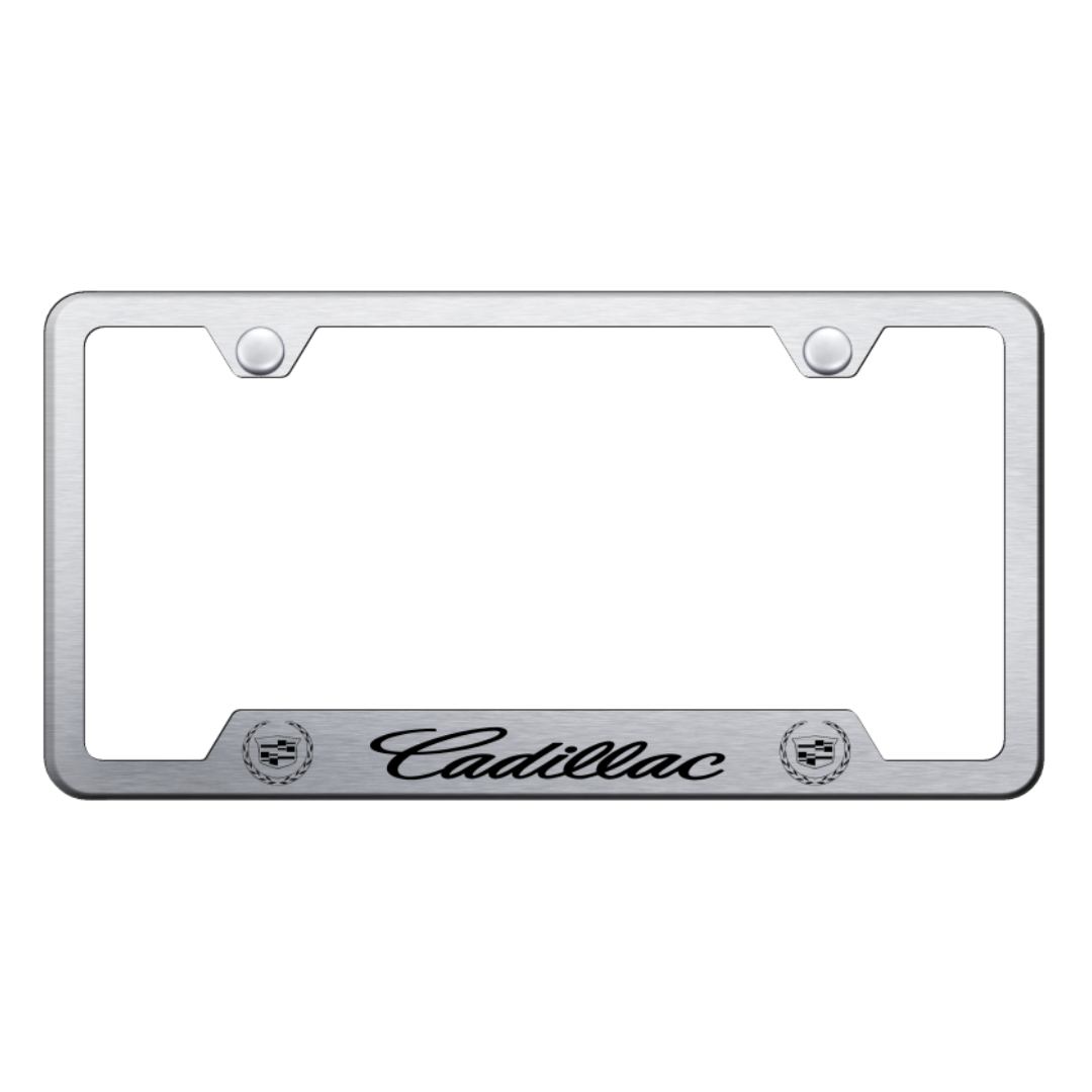 cadillac-cut-out-frame-laser-etched-brushed-24509