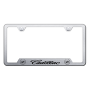 cadillac-cut-out-frame-laser-etched-brushed-24509