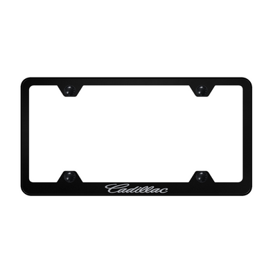 cadillac-name-only-steel-wide-body-frame-etched-black-37494-classic-auto-store-online