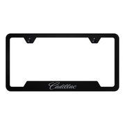 cadillac-script-cut-out-frame-laser-etched-black-37547