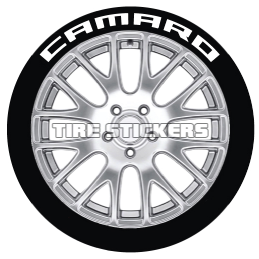 Camaro Tire Stickers - 4 of Each