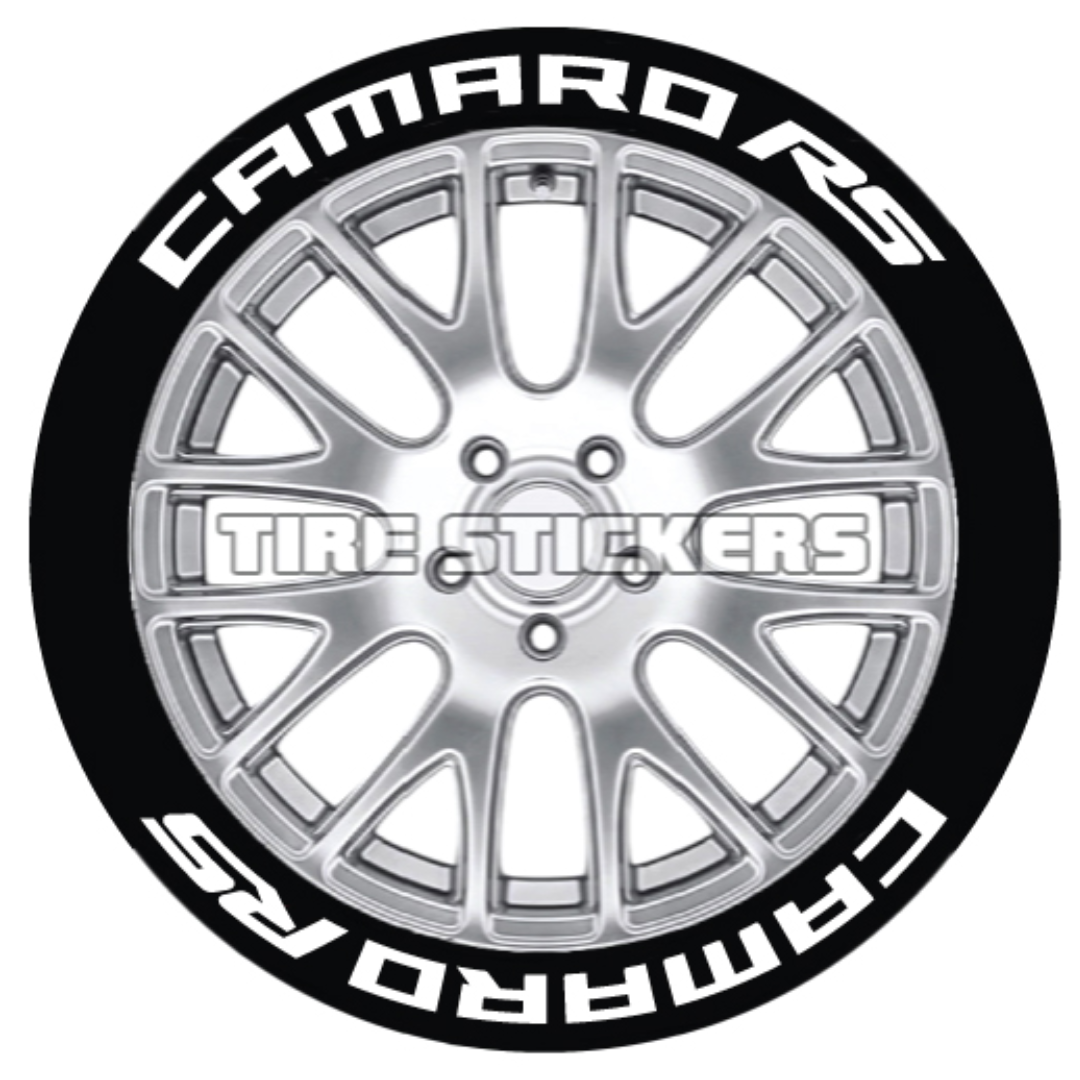 Camaro RS Tire Stickers - 8 of Each