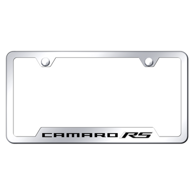 Camaro RS Cut-Out Frame - Laser Etched Mirrored