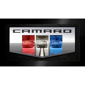 Camaro Six Triple Framed Canvas Art 15"x27"