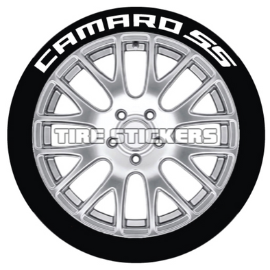 Camaro SS Tire Stickers - 4 of Each