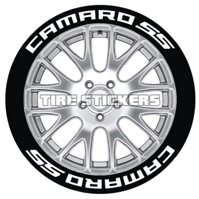 Camaro SS Tire Stickers - 8 of Each
