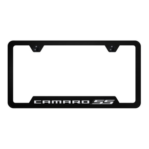 Camaro SS Cut-Out Frame - Laser Etched Black