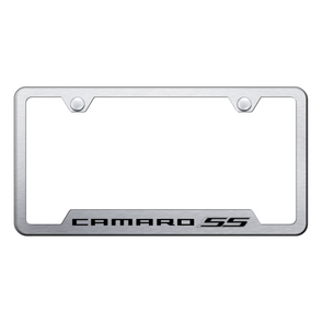 Camaro SS Cut-Out Frame - Laser Etched Brushed