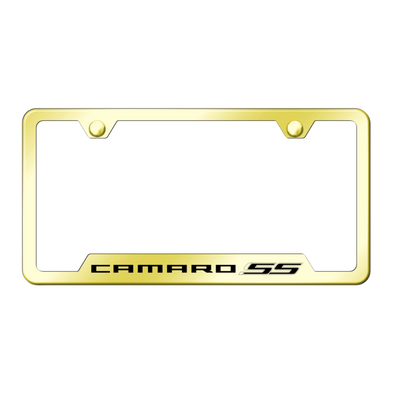 Camaro SS Cut-Out Frame - Laser Etched Gold