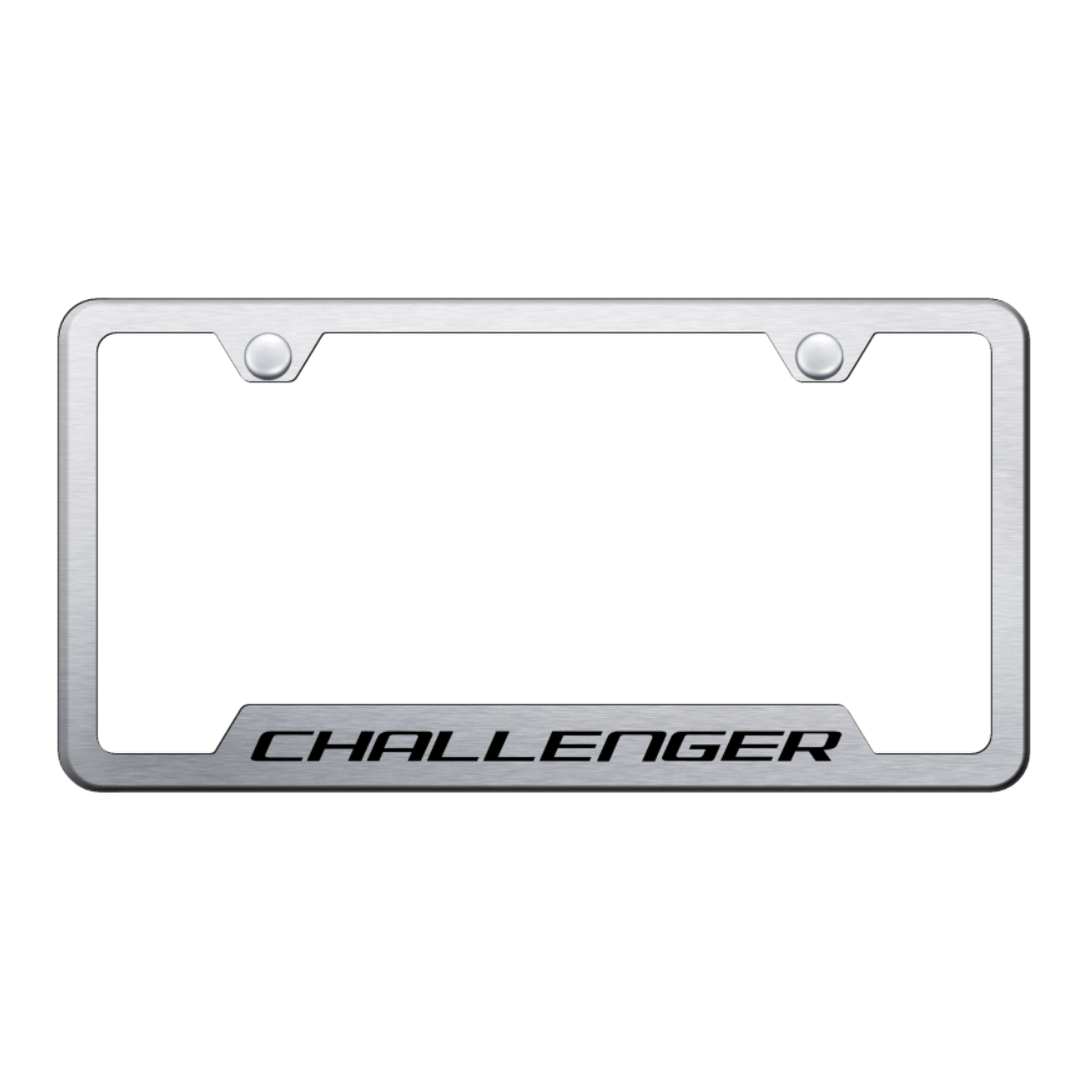 challenger-cut-out-frame-laser-etched-brushed-24296-classic-auto-store-online