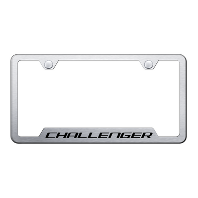 Challenger Cut-Out Frame - Laser Etched Brushed