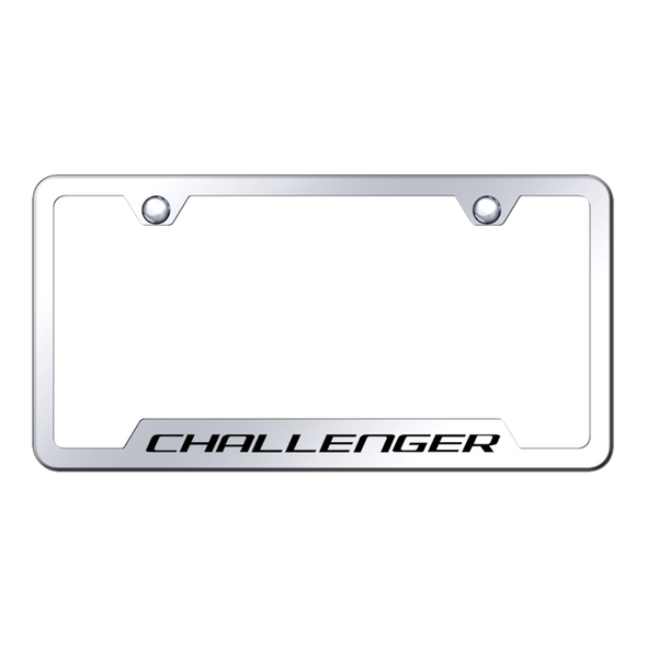 Challenger Cut-Out Frame - Laser Etched Mirrored