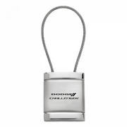 challenger-satin-chrome-cable-key-fob-silver-31687-classic-auto-store-online