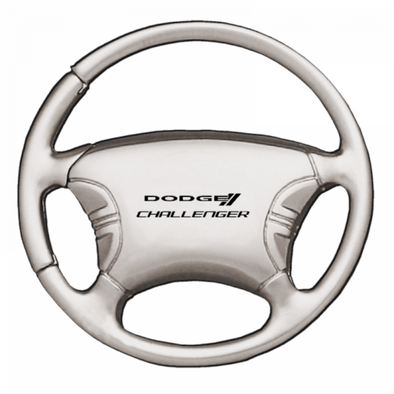 Challenger Steering Wheel Key Fob - Silver