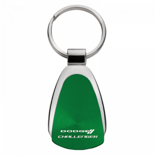 Challenger Teardrop Key Fob - Green