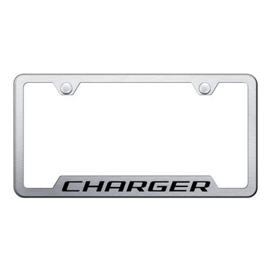 Charger Cut-Out Frame - Laser Etched Brushed