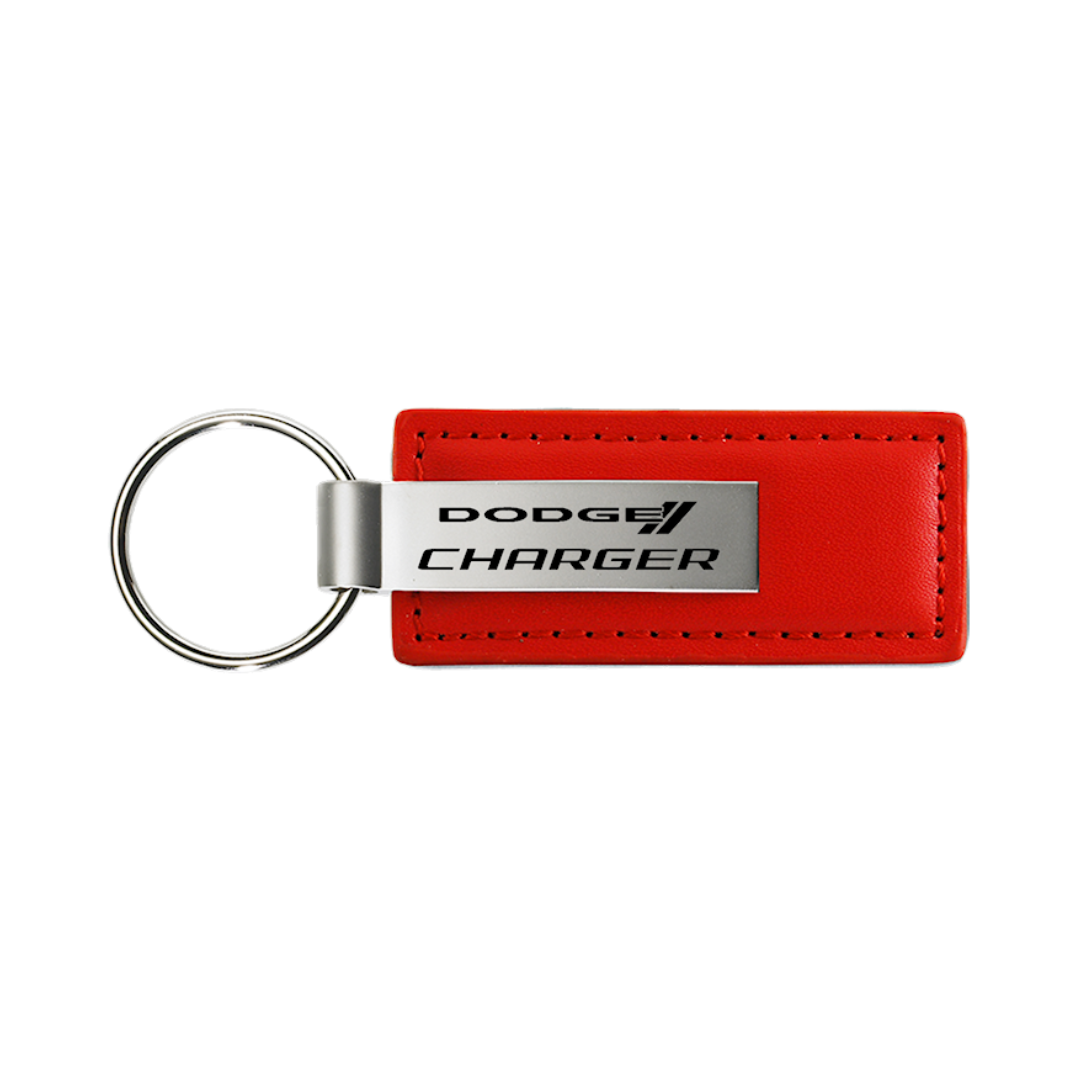 charger-leather-key-fob-in-red-34907-classic-auto-store-online