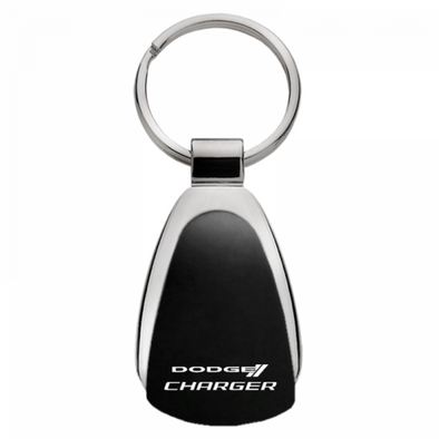 Charger Teardrop Key Fob - Black