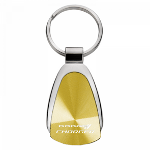 Charger Teardrop Key Fob - Gold